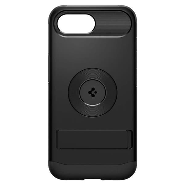 Coque för iPhone 16e - Spigen Slim Armor MagSafe - Svart