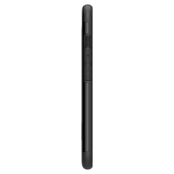 Coque för iPhone 16e - Spigen Slim Armor MagSafe - Svart