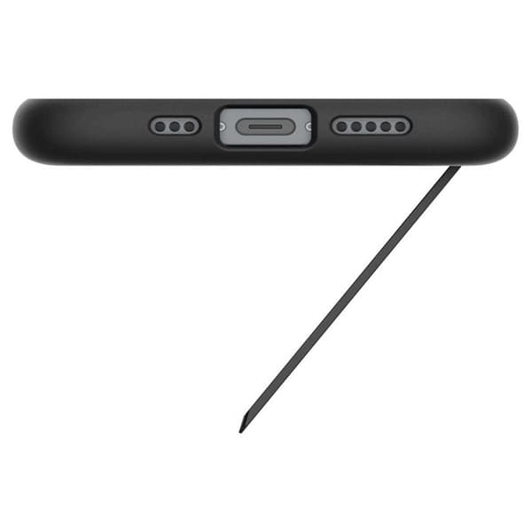Coque för iPhone 16e - Spigen Slim Armor MagSafe - Svart
