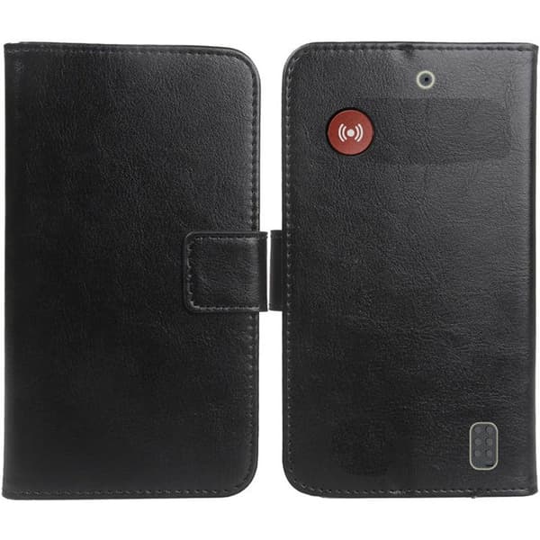 Wallet cover 2-kort Doro Leva X10 - Sort