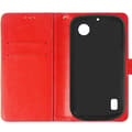 Miniatyrbillede 2 af 3: Wallet cover 2-kort Doro Leva X10 - Rød