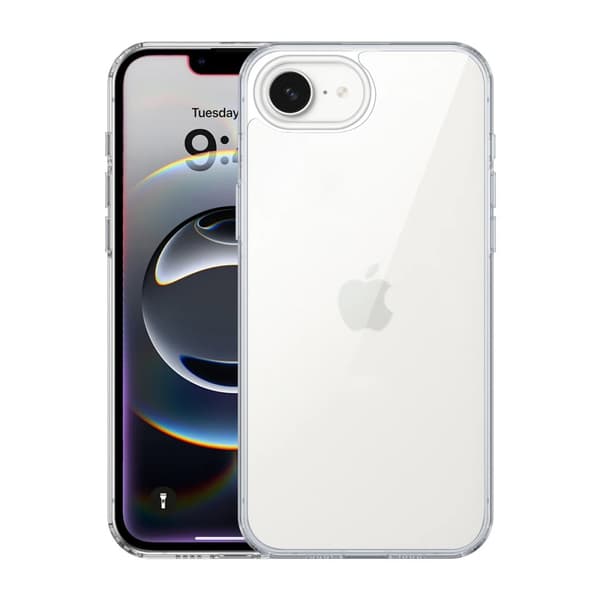 Rvelon Stöttåligt Mobilskal för iPhone 16e - Transparent