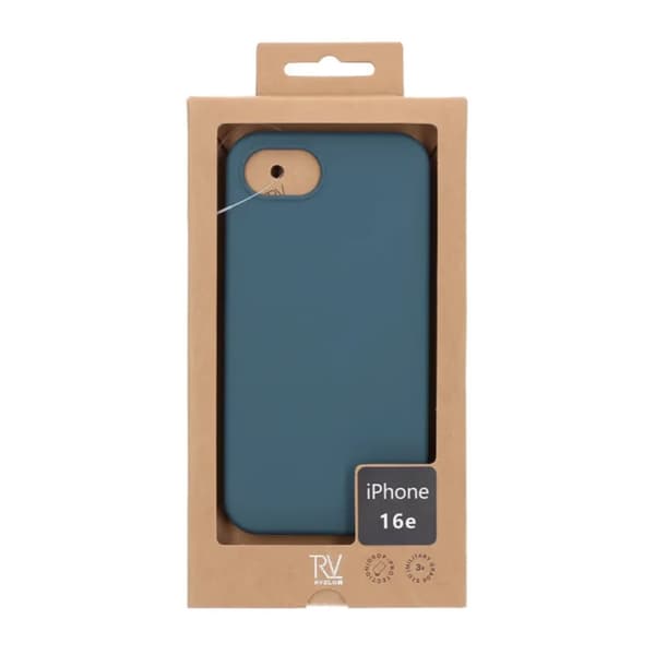 iPhone 16e Mobilskal Silikon - Blågrön