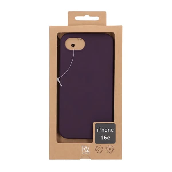 iPhone 16e Mobilskal Silikon - Lila