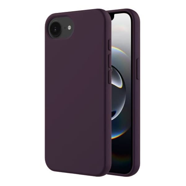 iPhone 16e Mobilskal Silikon - Lila