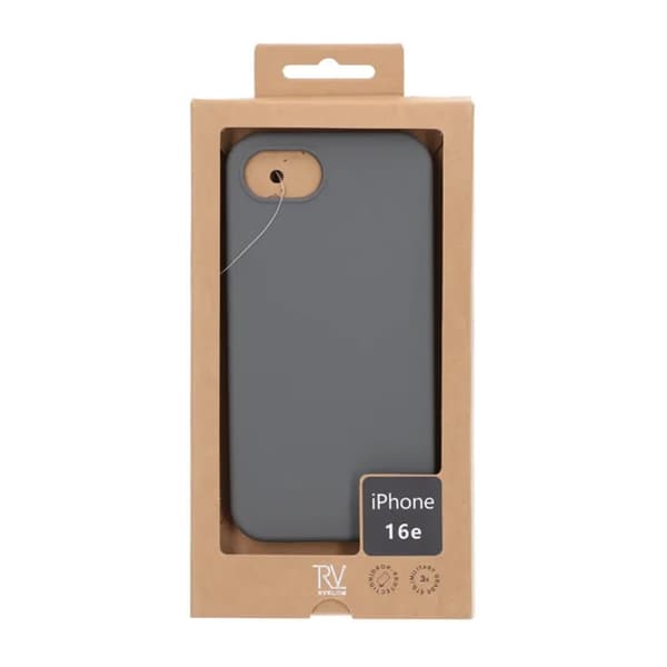 iPhone 16e Mobilskal Silikon - Grå