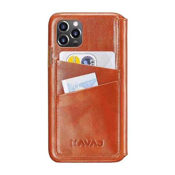 KAVAJ iPhone 13 Pro Max Fodral Dallas Brun