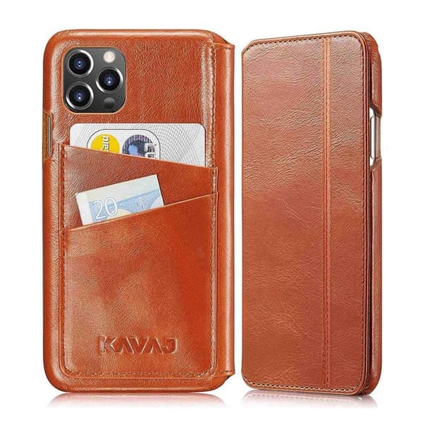 KAVAJ iPhone 13 Pro Max Fodral Dallas Brun