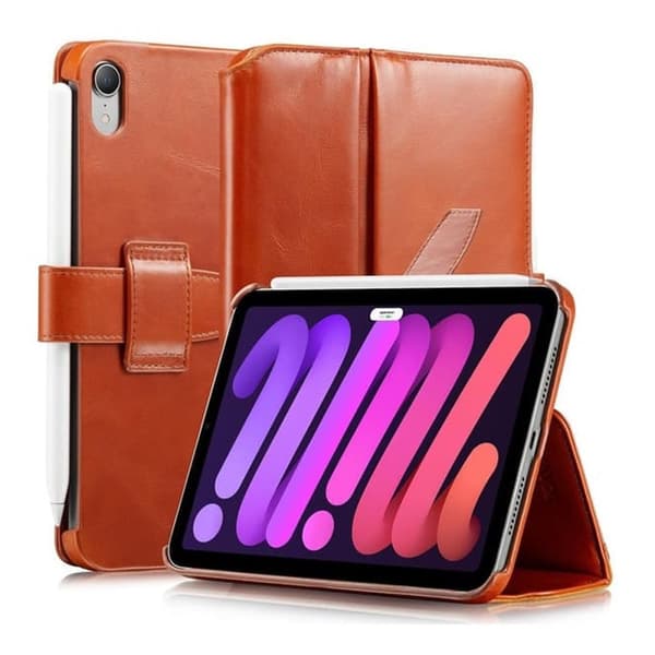 KAVAJ iPad mini (gen 6)/iPad mini (A17 Pro) Fodral London Brun