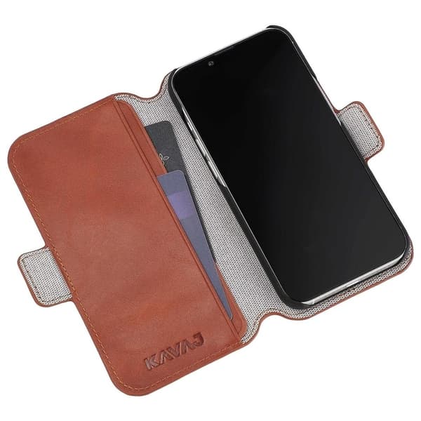 KAVAJ iPhone 14 Fodral Phoenix Brun