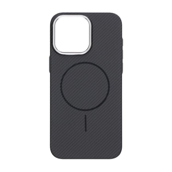 iPhone 15 Pro Max Mobilskal Carbonmönstrad - Svart