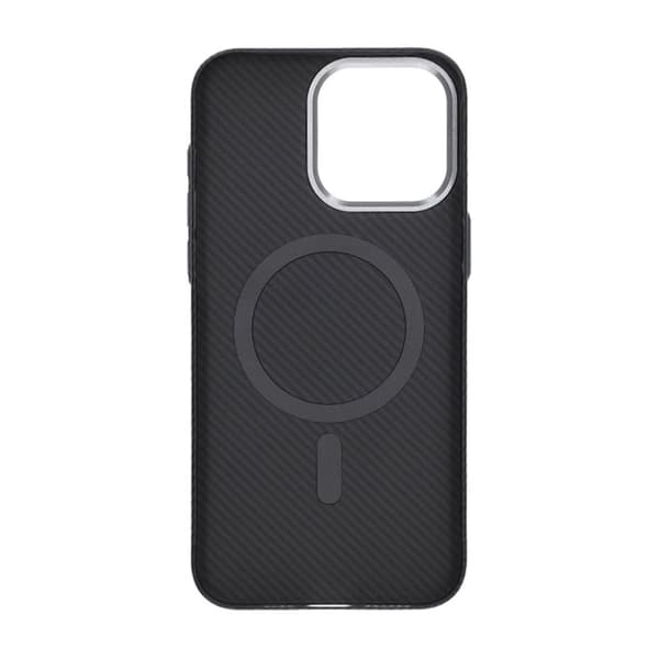 iPhone 15 Pro Max Mobilskal Carbonmönstrad - Svart