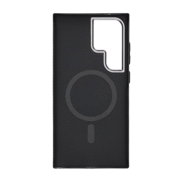Samsung Galaxy S24 Ultra Mobilskal Carbonmönstrad - Svart