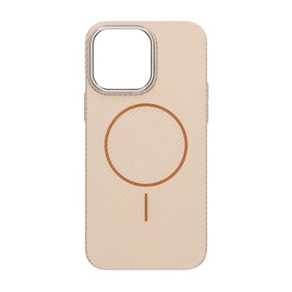 iPhone 14 Pro Max Mobilskal Carbonmönstrad - Guld