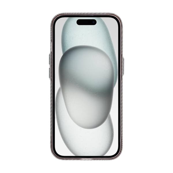 iPhone 15 Mobilskal Carbonmönstrad - Grå
