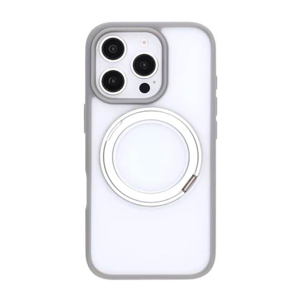 iPhone 16 Pro Max Mobilskal med Magsafe Stativ - Grå