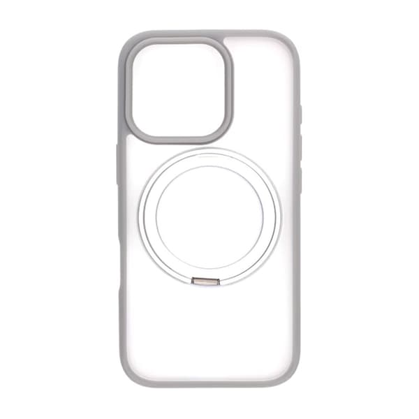 iPhone 16 Pro Max Mobilskal med Magsafe Stativ - Grå