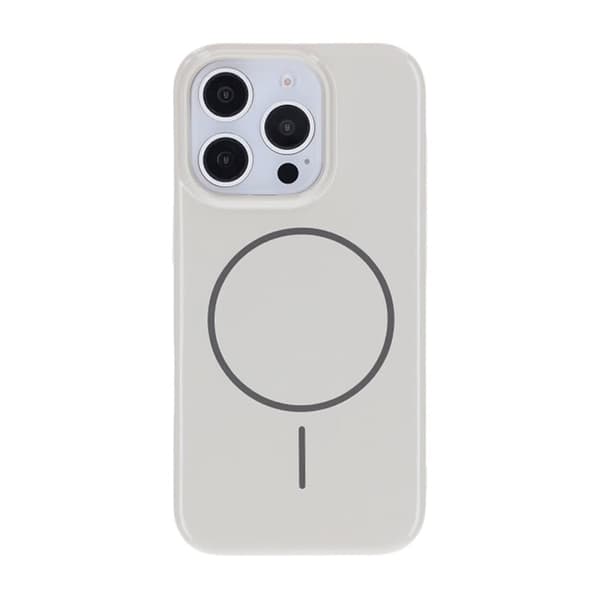 iPhone 16 Pro Skal MagSafe, Blankt Enfärgat - Vit