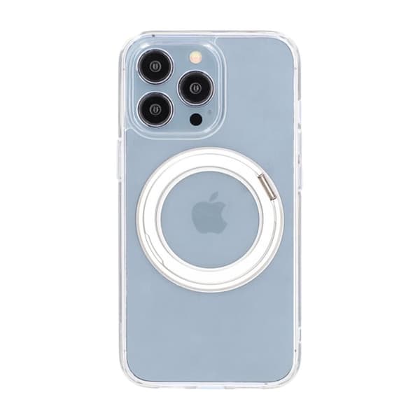 iPhone 14 Pro Max Mobilskal med Magsafe Stativ - Transparent