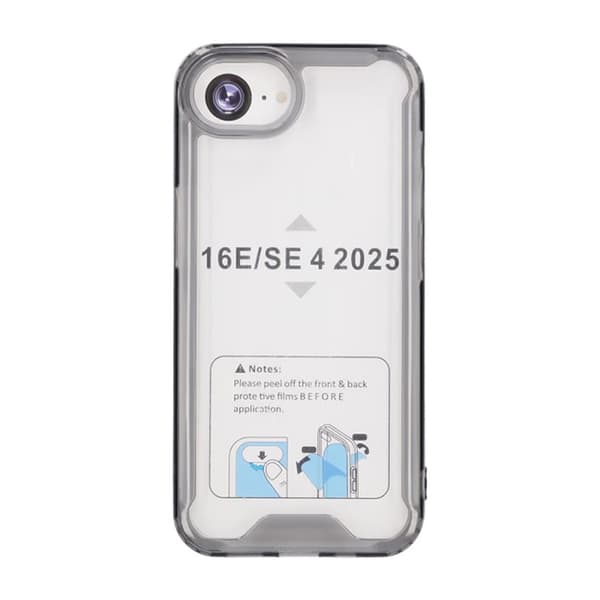 iPhone 16e Mobilskal Stöttåligt - Svart