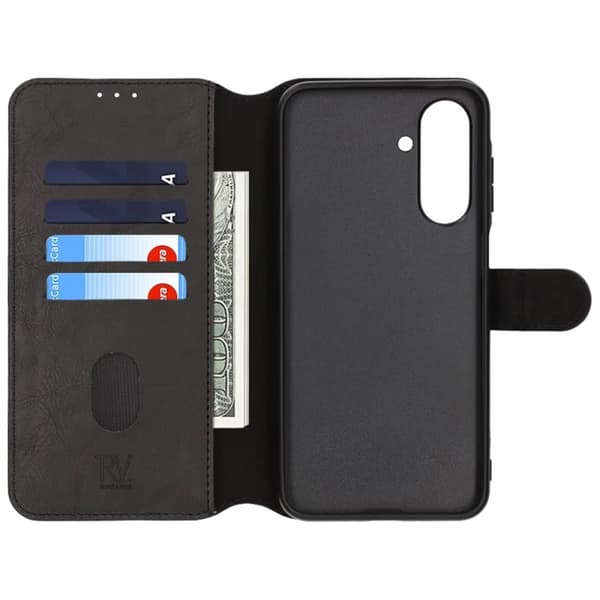 Samsung Galaxy S24 FE Plånboksfodral Rvelon - Svart