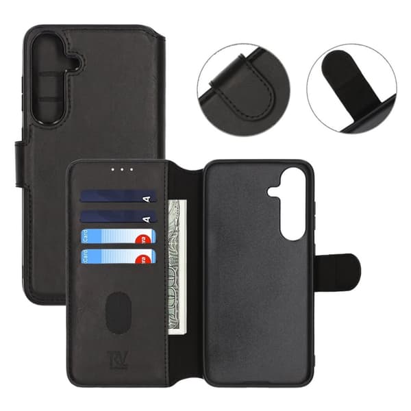Samsung Galaxy S25 Plus Plånboksfodral Rvelon - Svart