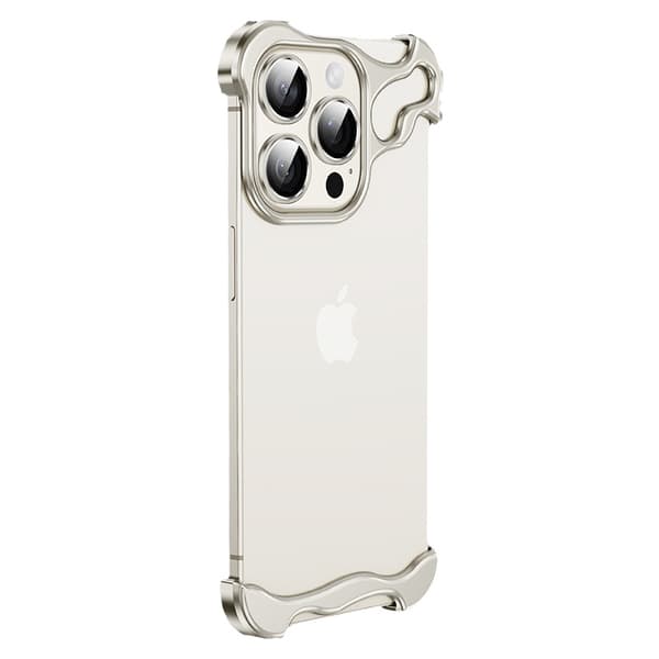 INF Unikt metalrammecover + linsefilm til iPhone 12 Pro Sølv