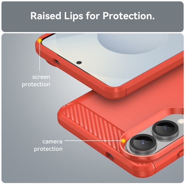 SKALO Samsung S25 Edge Armor Carbon Cover