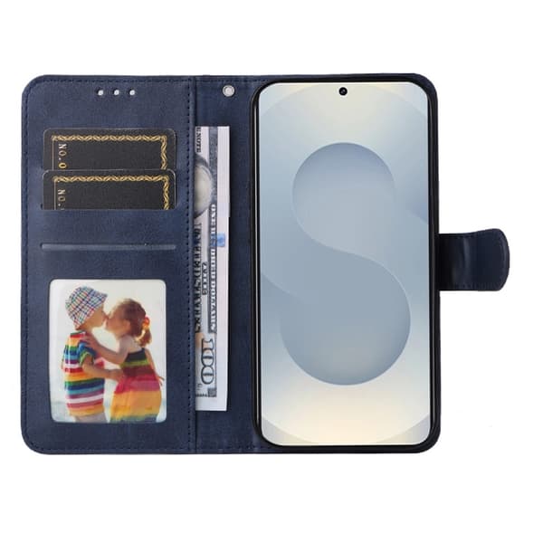 SKALO Samsung S25 Edge PU-læder Flip Cover