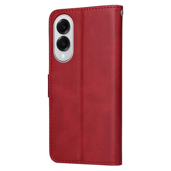 SKALO Samsung S25 Edge PU-læder Flip Cover