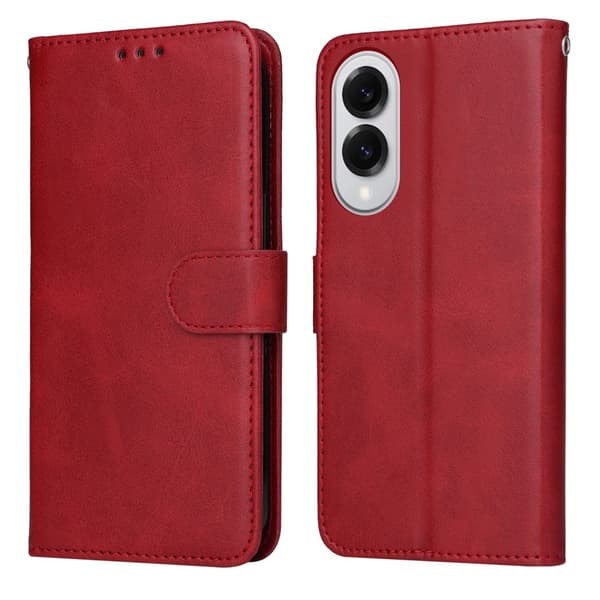 SKALO Samsung S25 Edge PU-læder Flip Cover