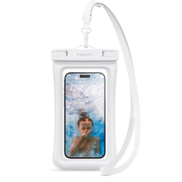 Universell telefonfodral - Spigen Vattentät A601 - Vit