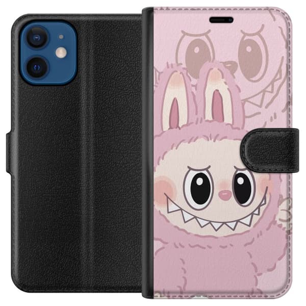Apple iPhone 12 Tegnebogsetui Labubu Floral Freak