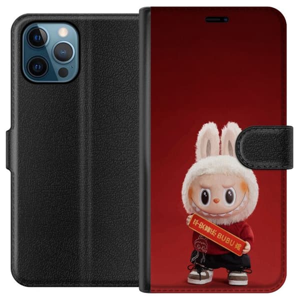 Apple iPhone 12 Pro Lommeboketui Pop Mart The Monsters Labubu Lykke til Vinyl Plysj Dukke