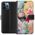 Miniatyrbillede 1 af 3: Apple iPhone 12 Pro Tegnebogsetui Labubu Skitse Stil