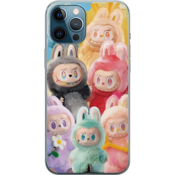 Apple iPhone 12 Pro Max Gennemsigtig cover Labubu Skitse Stil