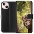 Miniatyrbillede 1 af 3: Apple iPhone 13 mini Tegnebogsetui Labubu Graffiti Vibes – Gadekunst i monsterform