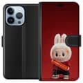 Pikkukuva 1 / 4: Apple iPhone 13 Pro Lompakkokotelo Pop Mart The Monsters Labubu Onnea Vinyl Nukke
