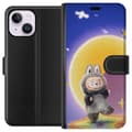 Miniatyrbillede 1 af 3: Apple iPhone 14 Plus Tegnebogsetui Labubu Neon Pop - Neonfarvet pop art monster