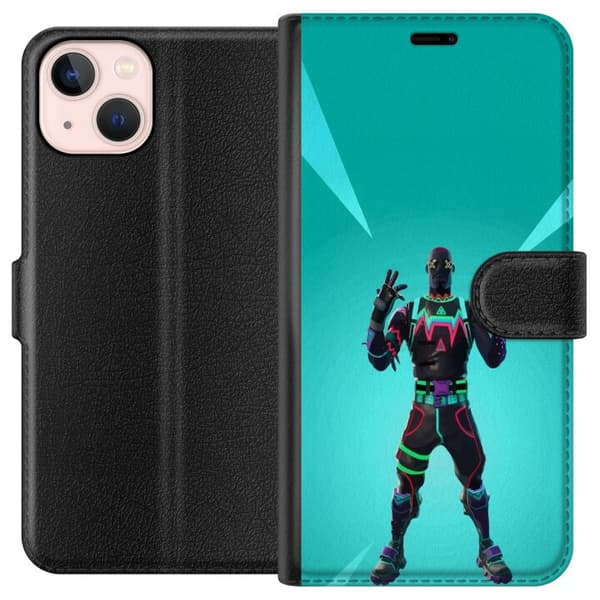 Apple iPhone 13 Lommeboketui svart ridder fortnite