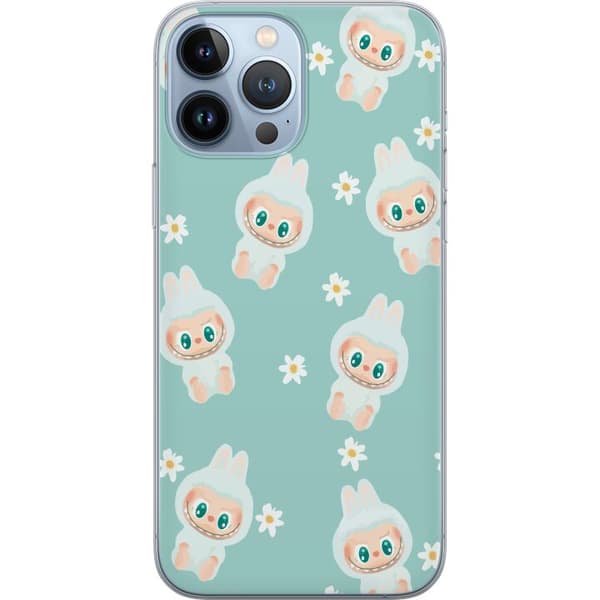 Apple iPhone 13 Pro Max Gjennomsiktig deksel Labubu Candy Vibes