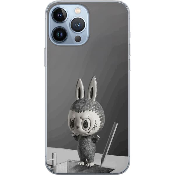 Apple iPhone 13 Pro Max Gjennomsiktig deksel Pop Mart MEGA LABUBU LABUBU Sketch 1000%