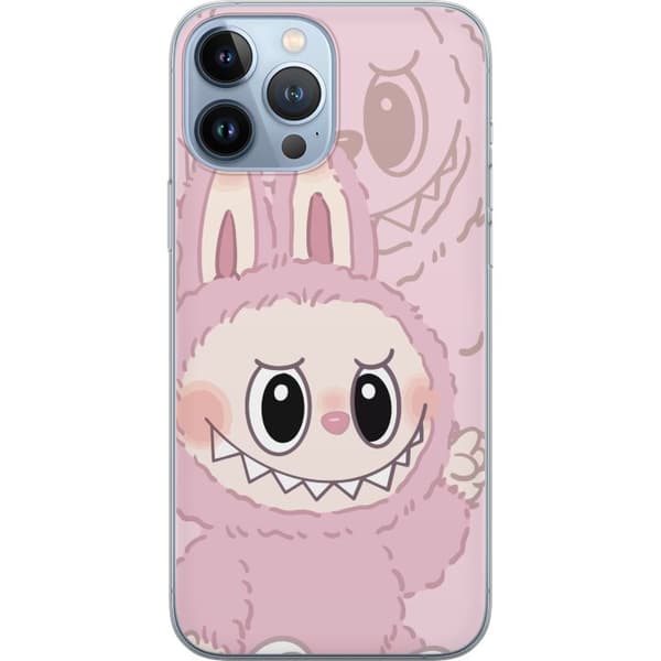 Apple iPhone 13 Pro Max Gjennomsiktig deksel Labubu Floral Freak