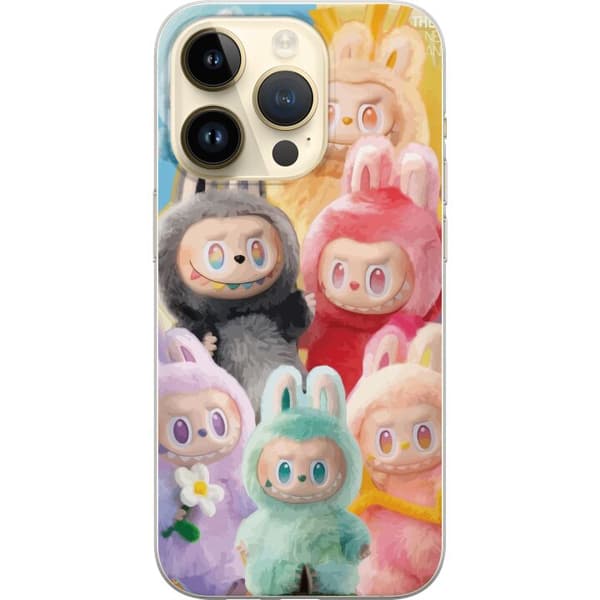 Apple iPhone 14 Pro Gennemsigtig cover Labubu Skitse Stil