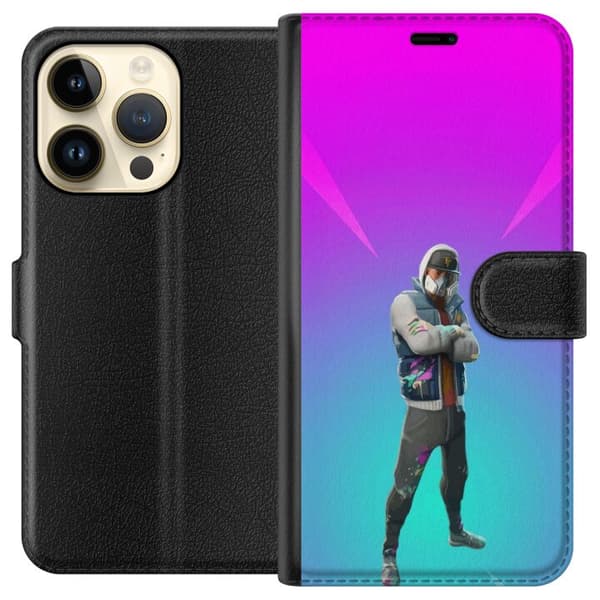 Apple iPhone 15 Pro Lommeboketui svart ridder fortnite