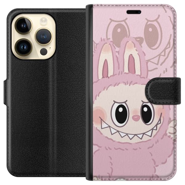 Apple iPhone 15 Pro Lompakkokotelo Labubu Floral Freak