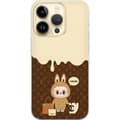 Miniatyrbillede 1 af 3: Apple iPhone 15 Pro Gennemsigtig cover Labubu Blue Chill - Blå toner og rolig udtryk