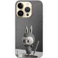 Miniatyrbilde 1 av 3: Apple iPhone 15 Pro Gjennomsiktig deksel Pop Mart MEGA LABUBU LABUBU Sketch 1000%