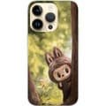 Miniatyrbillede 1 af 3: Apple iPhone 15 Pro Gennemsigtig cover Labubu Graffiti Vibes – Gadekunst i monsterform
