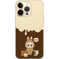Miniatyrbillede 1 af 3: Apple iPhone 15 Pro Max Gennemsigtig cover Labubu Blue Chill - Blå toner og rolig udtryk
